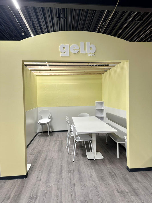 Geburtstagsbox Gelb
